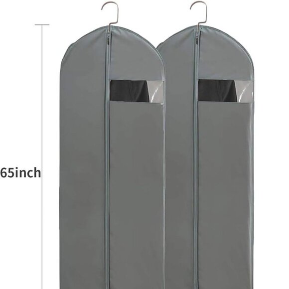 Long Garment Bags for Hanging Clothes,Dress Bags for Gowns,Garment Protector Cov - Picture 3 of 5